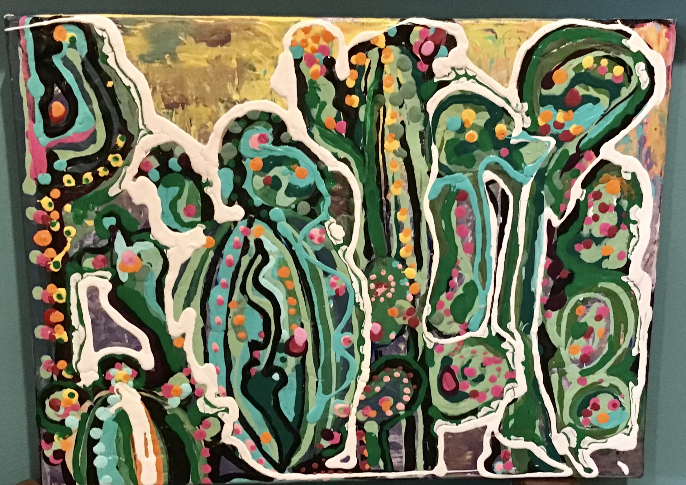Oeuvre toile de peintre Anne Lupien