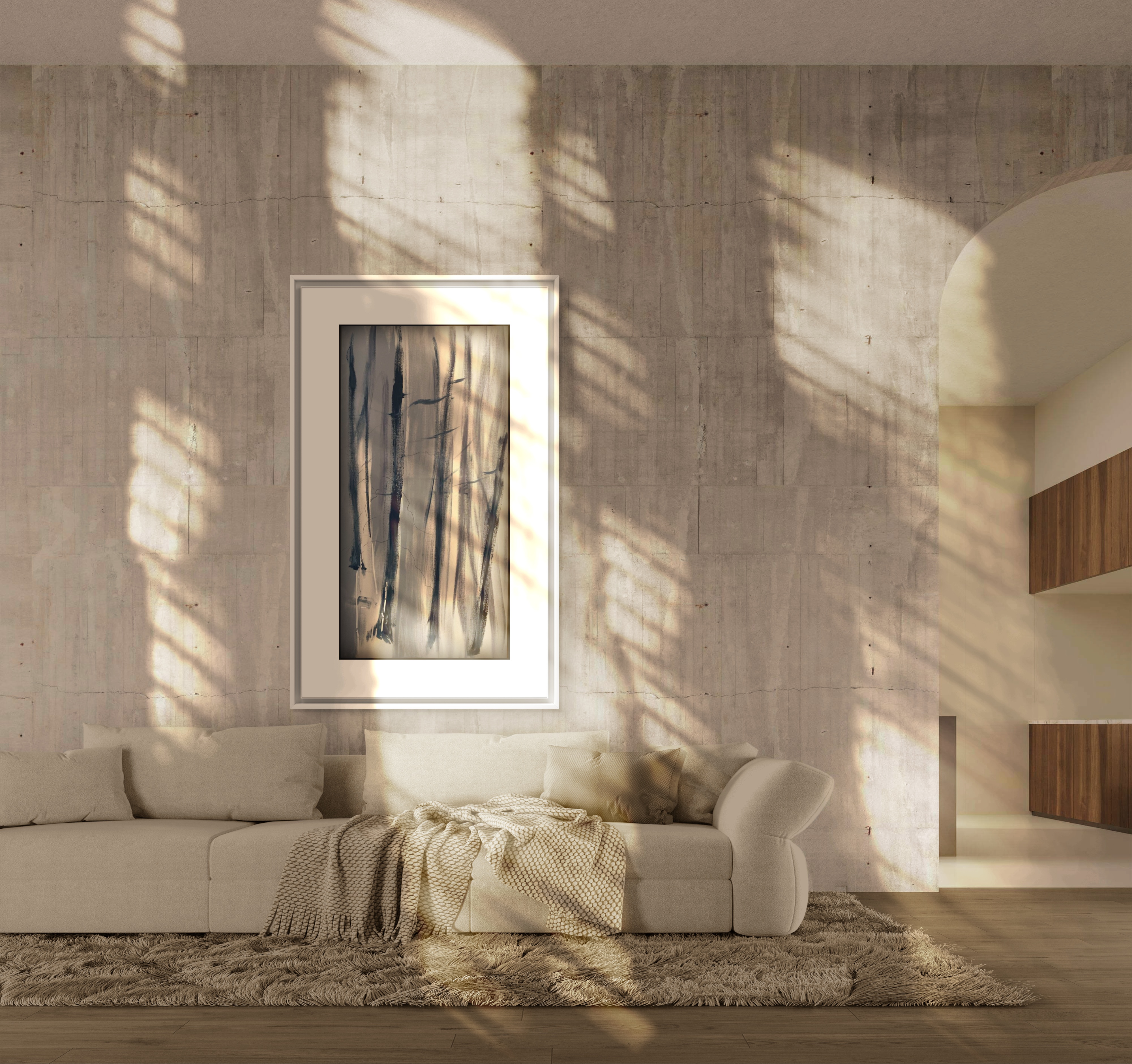Les ombres toile de Louise Lupien